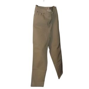 Bill Blass Jeanswear Beige Tan Jeans Khakis Womens Size 14 Casual Pants Vintage